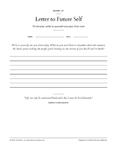 Letter to Future Self